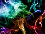 colorful smoke