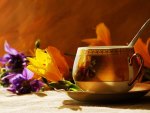 Aromatic cup of tea