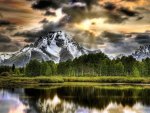 mountain reflections
