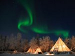 NORTHERN LIGHTS, YELLOW KNIFE, CANADA.