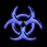 Biohazard - Blue Metallic