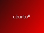 Simply red Ubuntu wallpaper 1920*1080