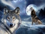 Wolves in Fantasy World