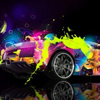 colorful lambo