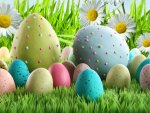 Easter Eggs and Daisies