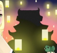 Rapunzel as anime figur