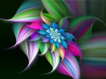 Striped Flower Fractal