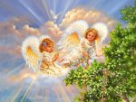 Angels in the sky