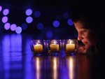 Candles and boy
