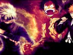 Kakashi, Luffy, Ichigo