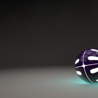 Glowing Futuristic Ball