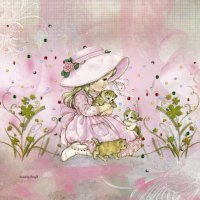 Playing With Her Kittens