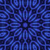 blue fractal number 4