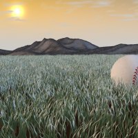 Sunset and mountains