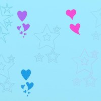 stars and hearts collage