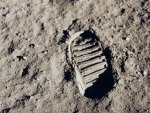 First Footprint on the Moon