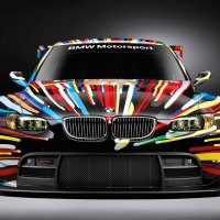 bmw racing car front view