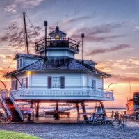HDR Lighthouse Dock