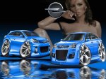 Blue Opel 