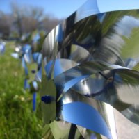 silver pinwheels
