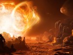 A Dangerous Sunrise on Gliese 876d