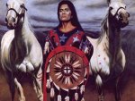 Native with Horses