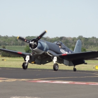 Corsair on the Runway