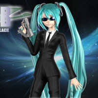 Miku in Black