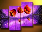 ABSTRACT OF FLOWER PLACKS