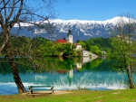 View of lake Bled