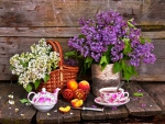 Tea and lilacs
