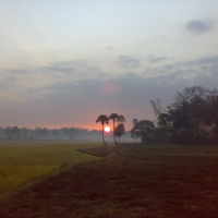 Sunrise in Palakkad