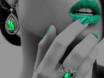 Green jewels