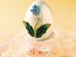 flower on egg