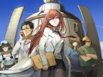 Makise, Okabe and Squad