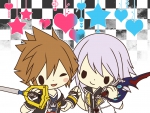 Chibi Sora & Riku