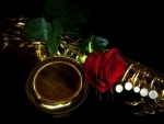 A SAX AND A ROSE