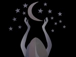 Goddess Embracing Crescent Moon