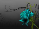 Turquoise Rose Art