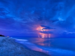 Lightning Storm Over Water For Cherie