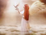 red headed angel