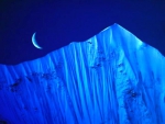 Glacial Moon in Winter