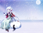 Let it snow - anime girl