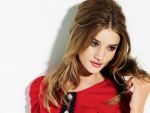 Gorgeous Rosie Huntington In Red