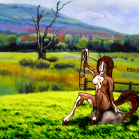 Fantasy character curious about a bridal