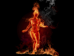 Flaming Woman
