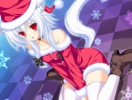 Cute Chrismas Cat Girl