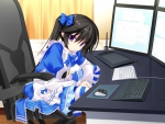 kawai computer girl