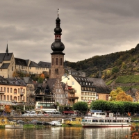 wonderful german town on a river