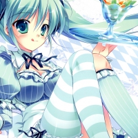 Cute Aqua Girl